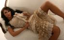 Andreea Balan pe canapea